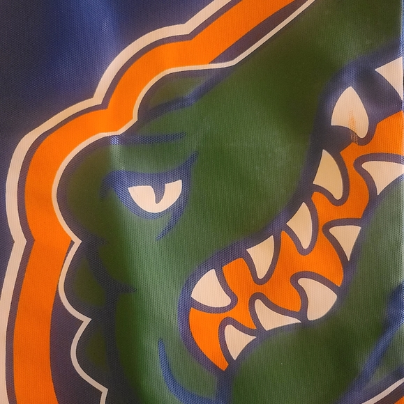 NCAA Florida Gators Logo Drawstring Bag | Blue/Orange | Gym Sack | Backsack - Picture 2 of 5